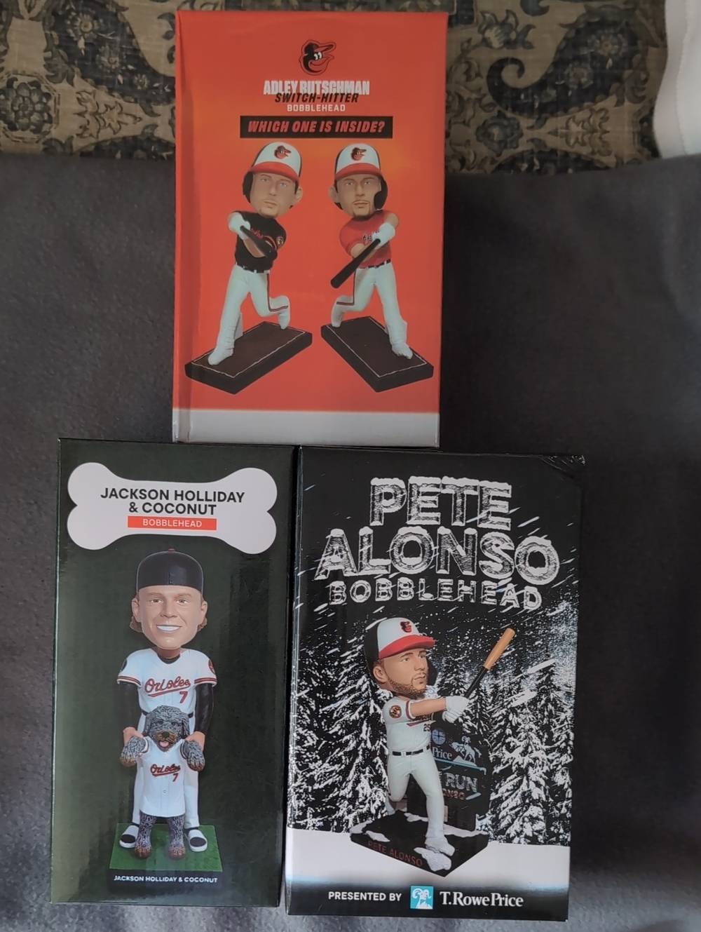 Orioles Orange Bobblehead Collectible Boxed Set